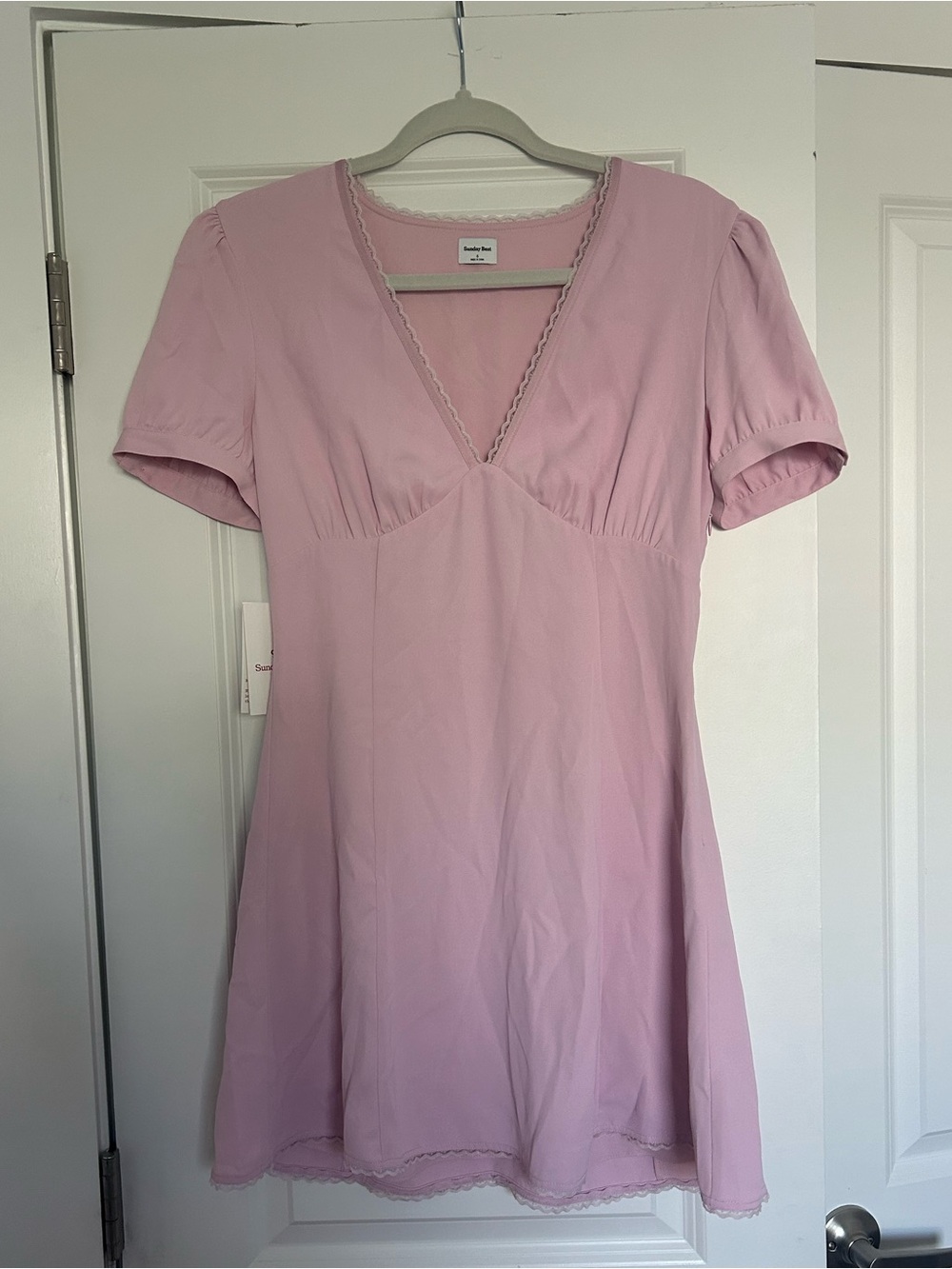 Aritzia Lavender Pink Mini Dress NWT